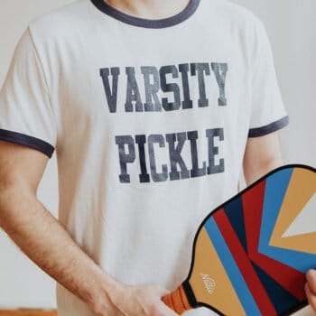 Collegiate Ringer Pickleball T-Shirt (Unisex) - Image 4