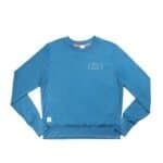 Pickleball Court Long Sleeve Women's Performance Crew - Marine Blue