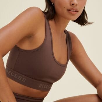 Mica Crop Bra - Espresso - Image 3