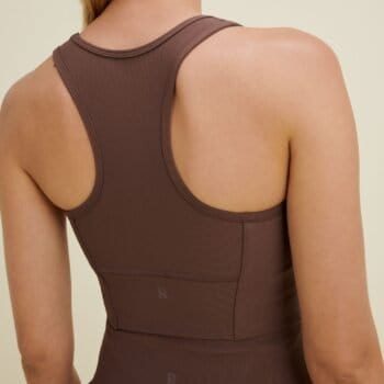 Stevie Crop Bra - Espresso - Image 2