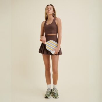 Stevie Crop Bra - Espresso - Image 3